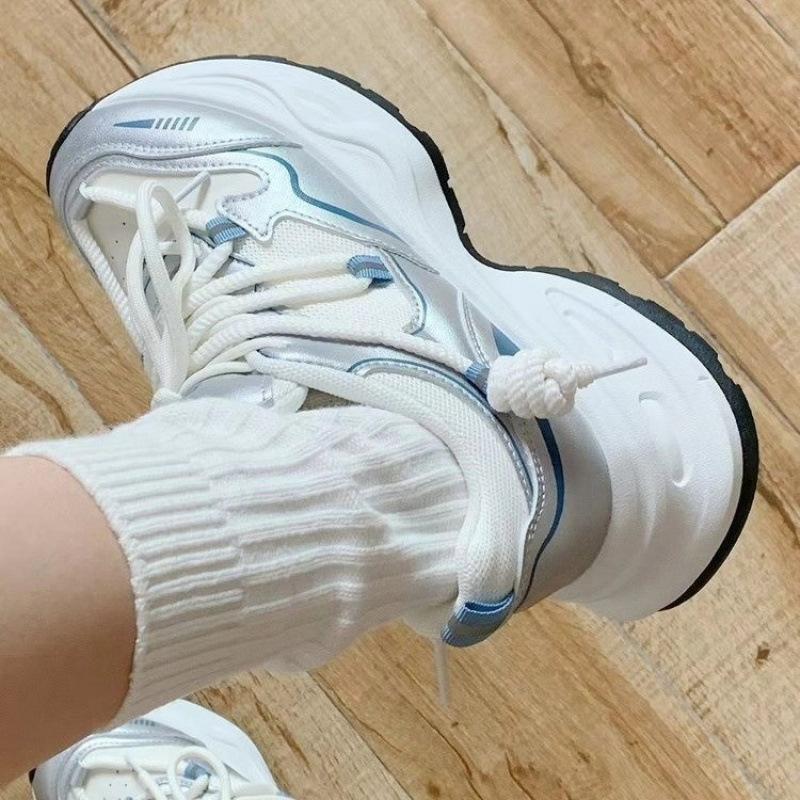 Daddy Shoes Women's 2025 Summer New Women's Shoes Sports Casual Shoes Platform Heightening Versatile Fried Street Trendy Shoes Women