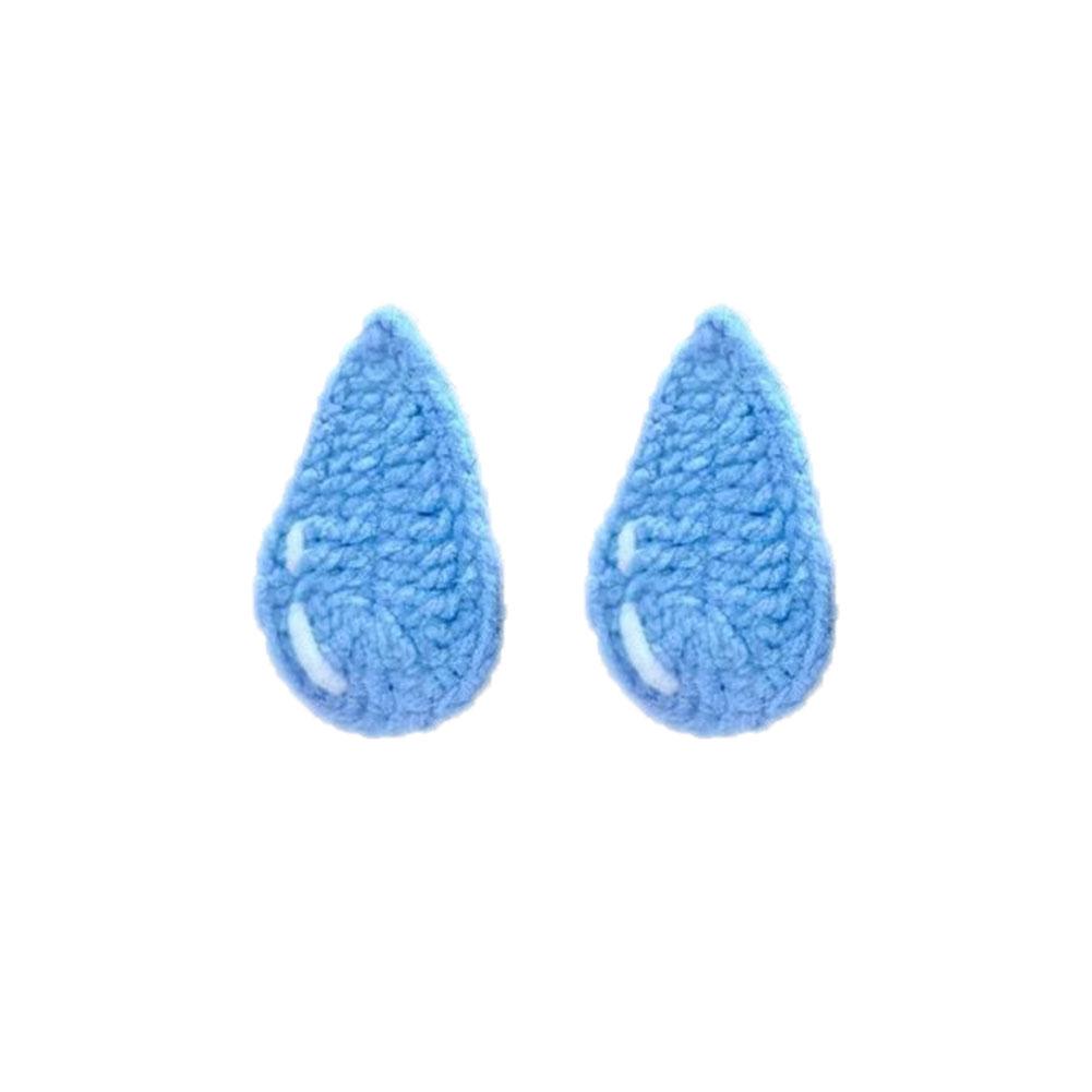 2er-Pack Plüsch Wütende Ente Haarspange Wassertropfen Häkeln Wollmütze Personalisierter Stil Kreative Haarspangen