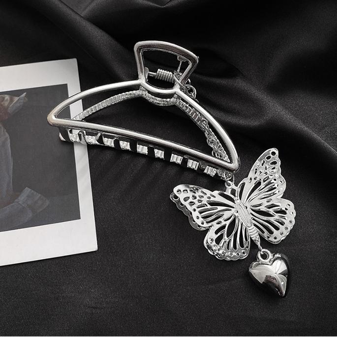 Ruoshui Woman Novelty Irregular Hairpins Punk Style Metal Silver Hair Claws Barrettes Women Hair Accessories Hair Clips Hairgrip