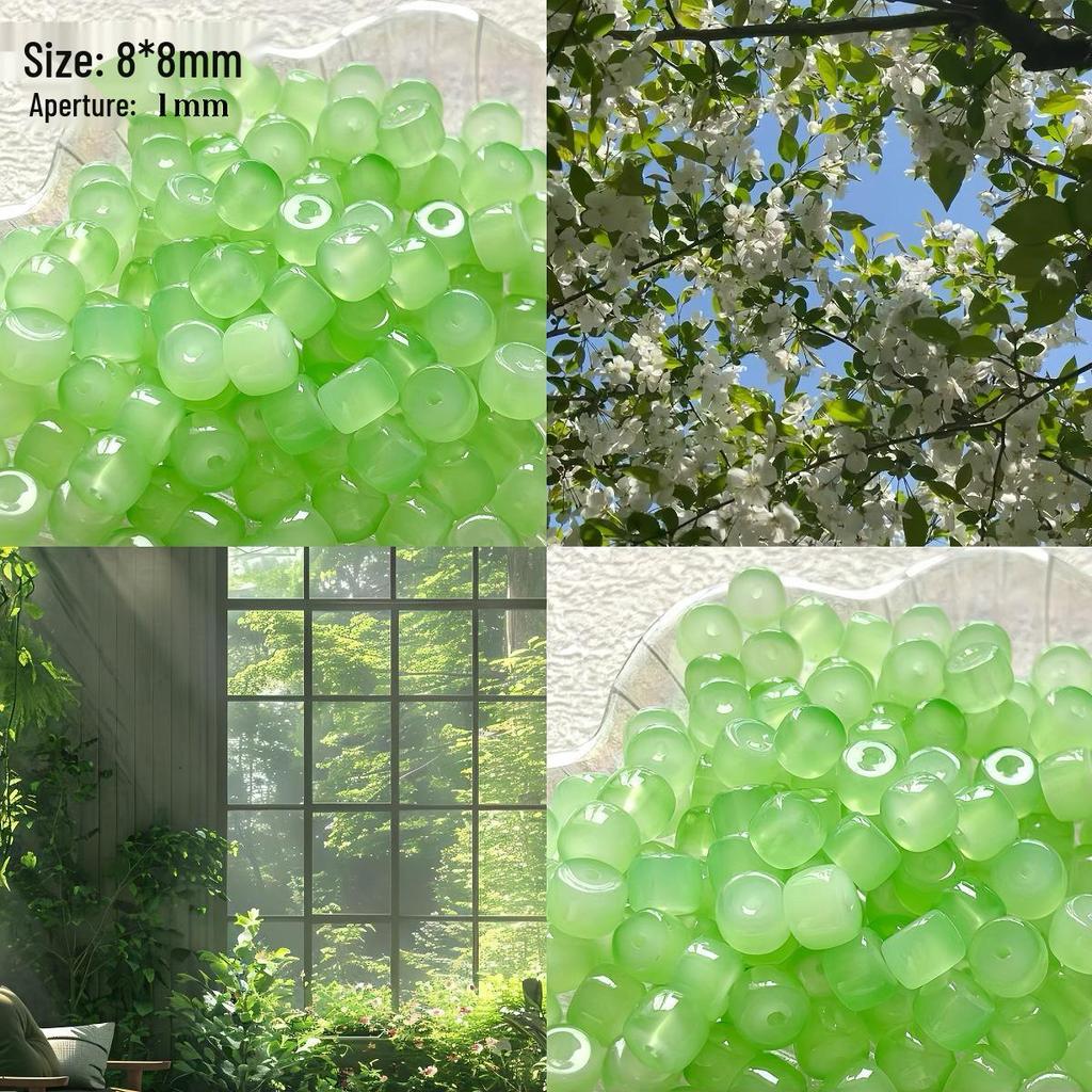 Frühlingskollektion: 8mm Lampwork-Perlen zum Basteln von Schmuck & Armbändern