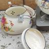 Portable Water Kettle Teapot Restaurant Enamel Teakettle High Quality Office Vintage