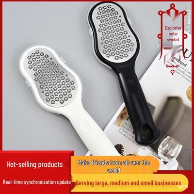 Douyin Trend: Peeling Pediküre Werkzeug – Hornhautentferner & Fußschrubber mit Deckel