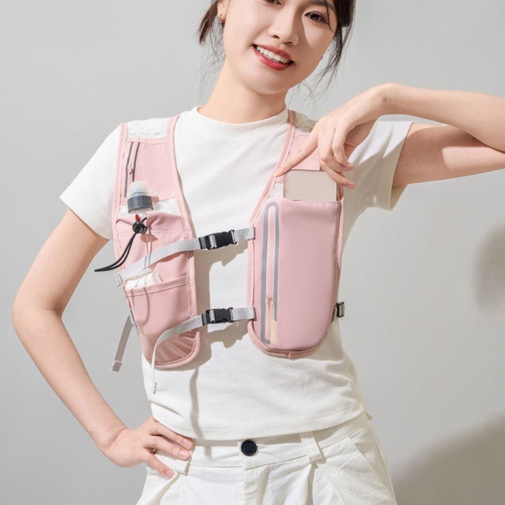 4L Reflective Running Vest Pack Waterproof Water Chest Pack Cycling Vest Backpack  Trail Running