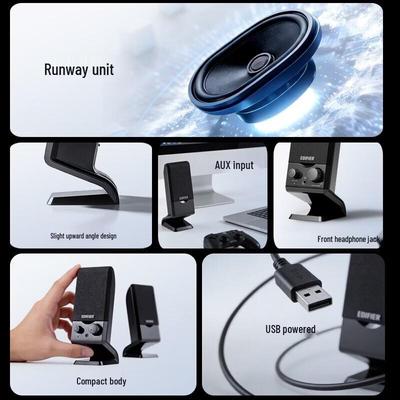 Edifier R10U 2.0 Channel USB Computer Speakers CN Plug (adapter Included)