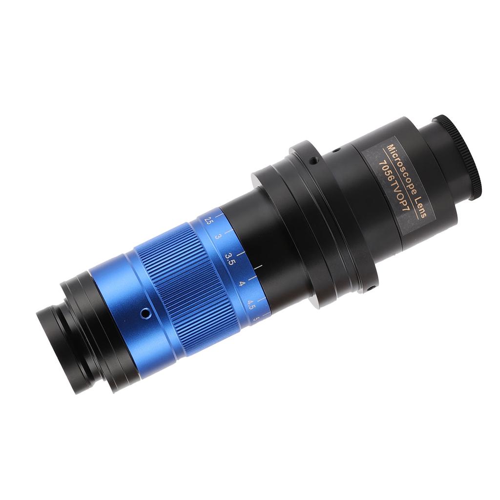 KP‑7056TVOP7 32X‑252X Monocular Microscope Lens 0.7X‑5.6X Continuously Adjustment for Observing