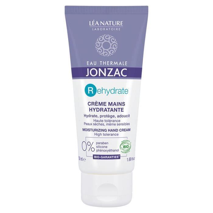 Crème Mains Hydratante - Jonzac - Rehydrate - 50ml - Vegan - Tous Types De Peau