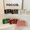 Geometric Block Box Clutch - Irregular Structured Shoulder Bag, Minimalist Luxury Crossbody with Artistic Edge