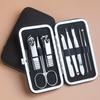 8/19pcs Travel Nail Care Kit, Portable Manicure Set with Pouch, Complete Nail Clipper & File Kit for Toe & Fingernails