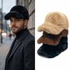 Cold Protection Faux Mink Fur Baseball Cap 55-60CM Thermal Duckbill Hat  Sport