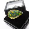 10.65 Ct Lab Created Opal Pear Certified Fabulous Loose Gemstone