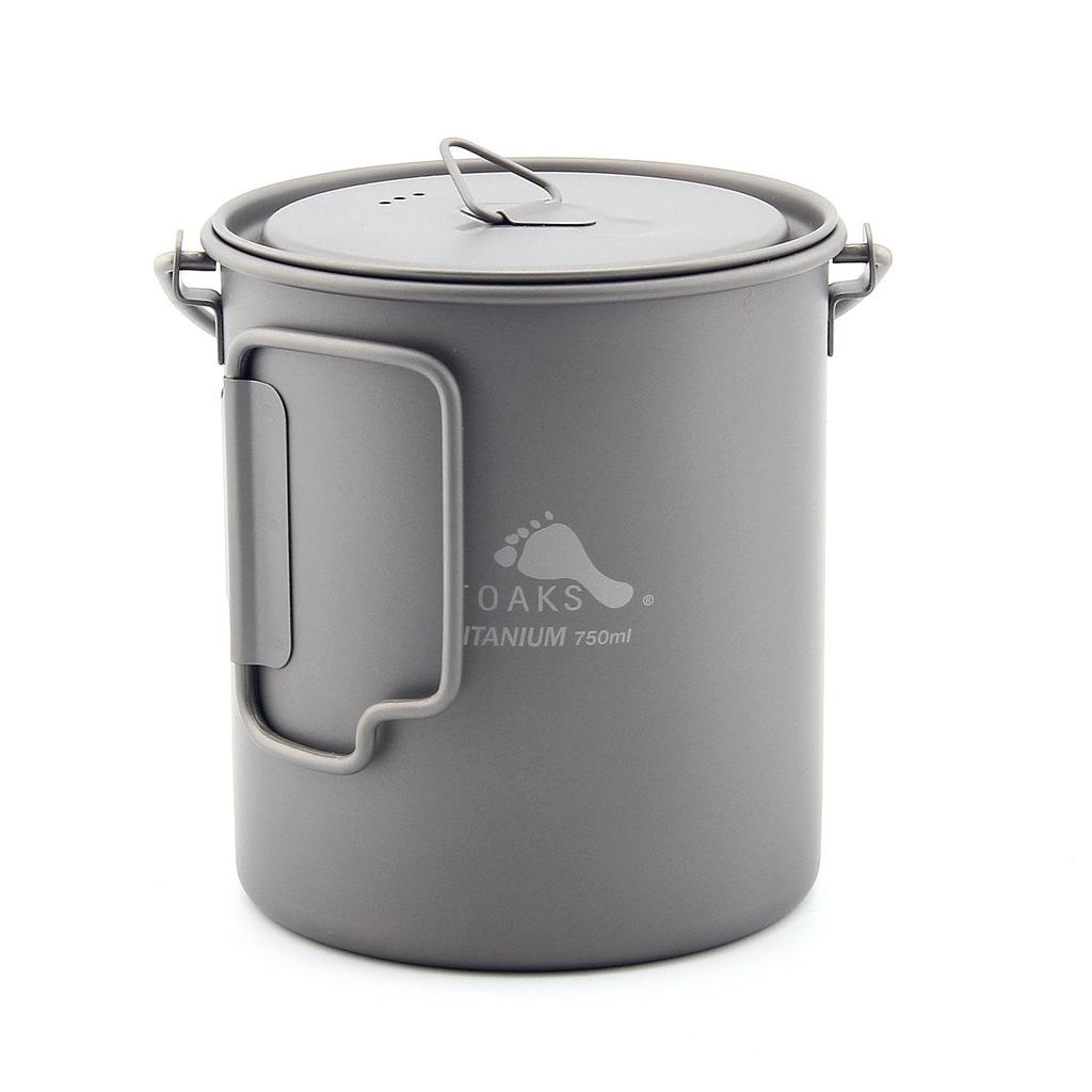 TOAKS Titanový hrnec 750 ml s rukojetí (TOAKS) POT-750-BH