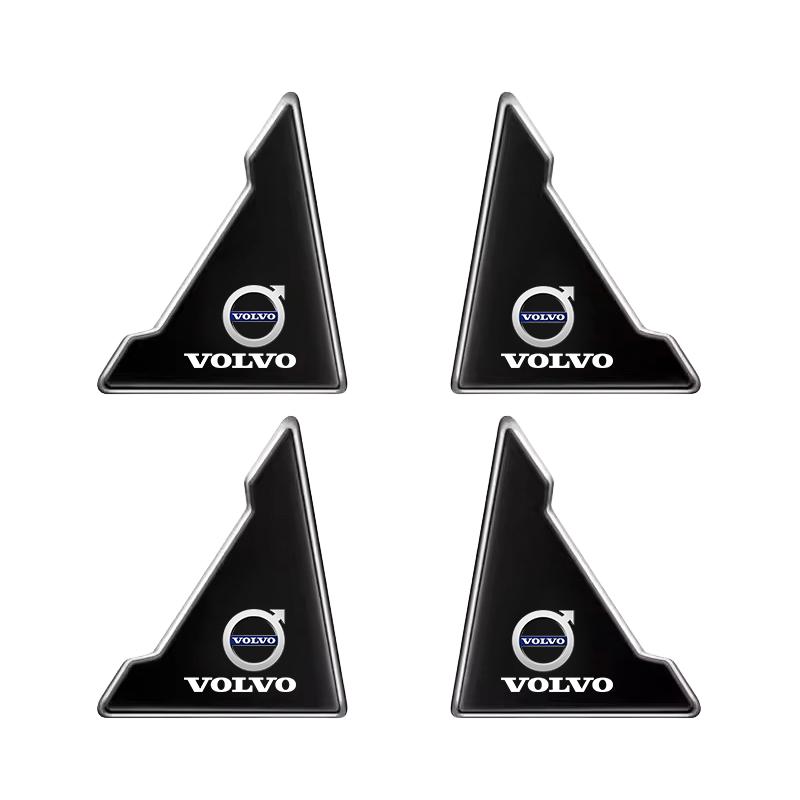 2/4 szt. Naklejka ochronna na narożnik drzwi samochodu, naklejki buforujące odporne na deski rozdzielcze dla Volvo XC90 V90 V60 XC60 V40 EC40 EX40 S80 S60 S90 C40 XC4