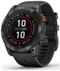 Garmin Fenix® 7X Pro Solar Schiefergrau + Armband Schwarz
