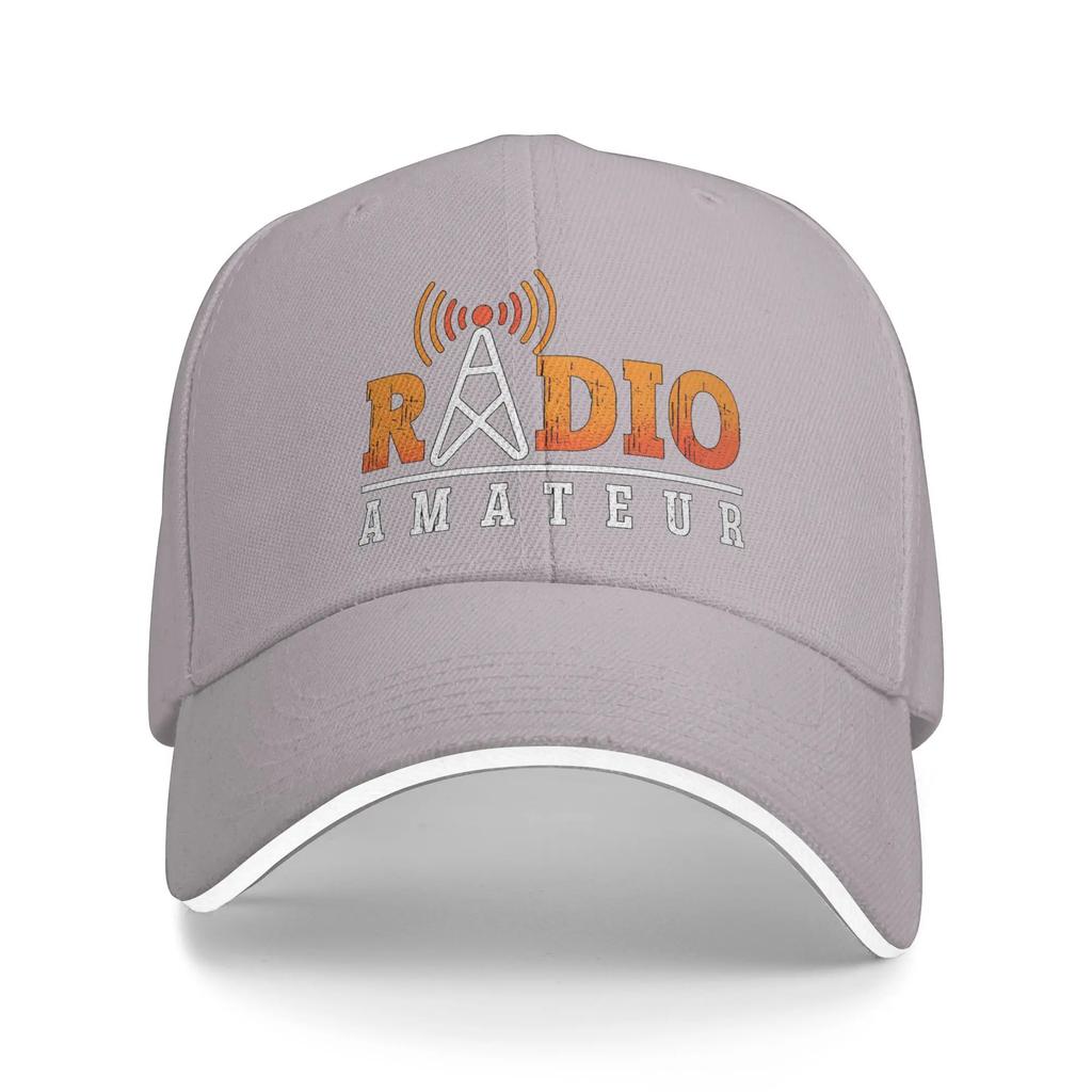 Ham Radio Amateur Loves Outfits Unisex Women Baseball Cap Antenna  Dad Hat Casual Formal Headwear Adjustable Fit Snapback Hat