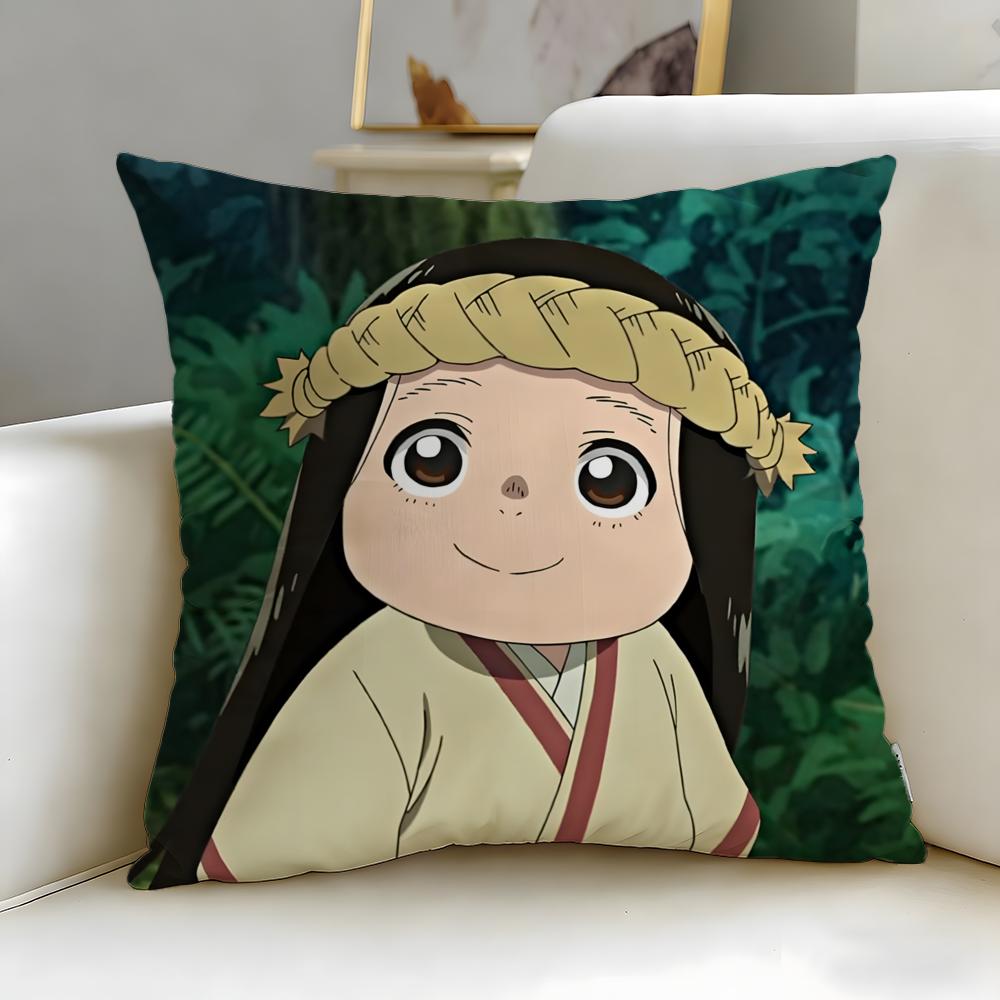 Popular Anime To Your Eternity Season Cushion Cover Soft & Easy-Wash Pillow Case – Versatile for Couch, Bed, Travel and Office
