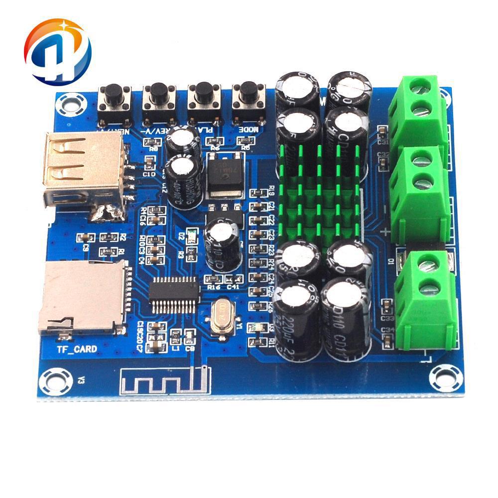 XH-M422 Dual 50W Bluetooth Amplifier Board with USB, TF Card Playback, TPA3116D2