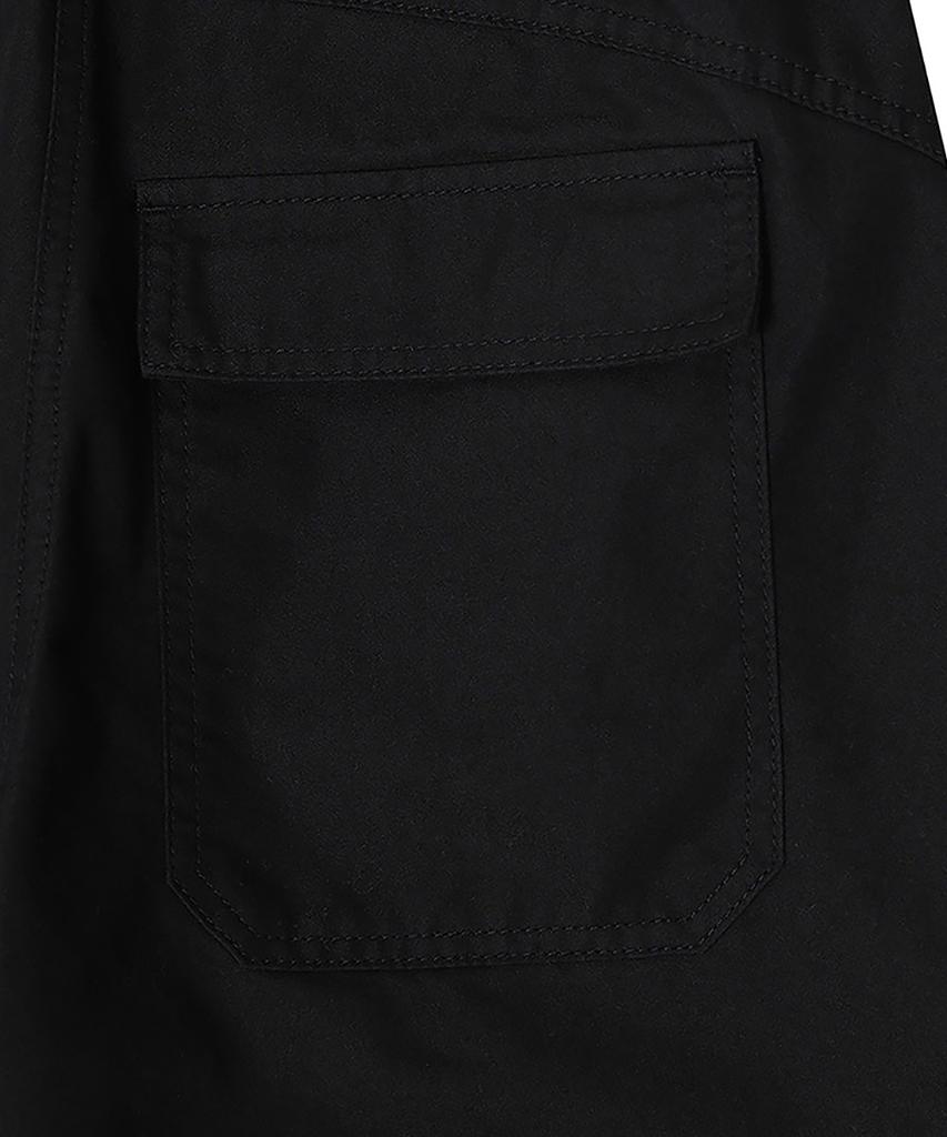 NOIRER FOR WOMAN Cotton Field Wide Pants (Black)