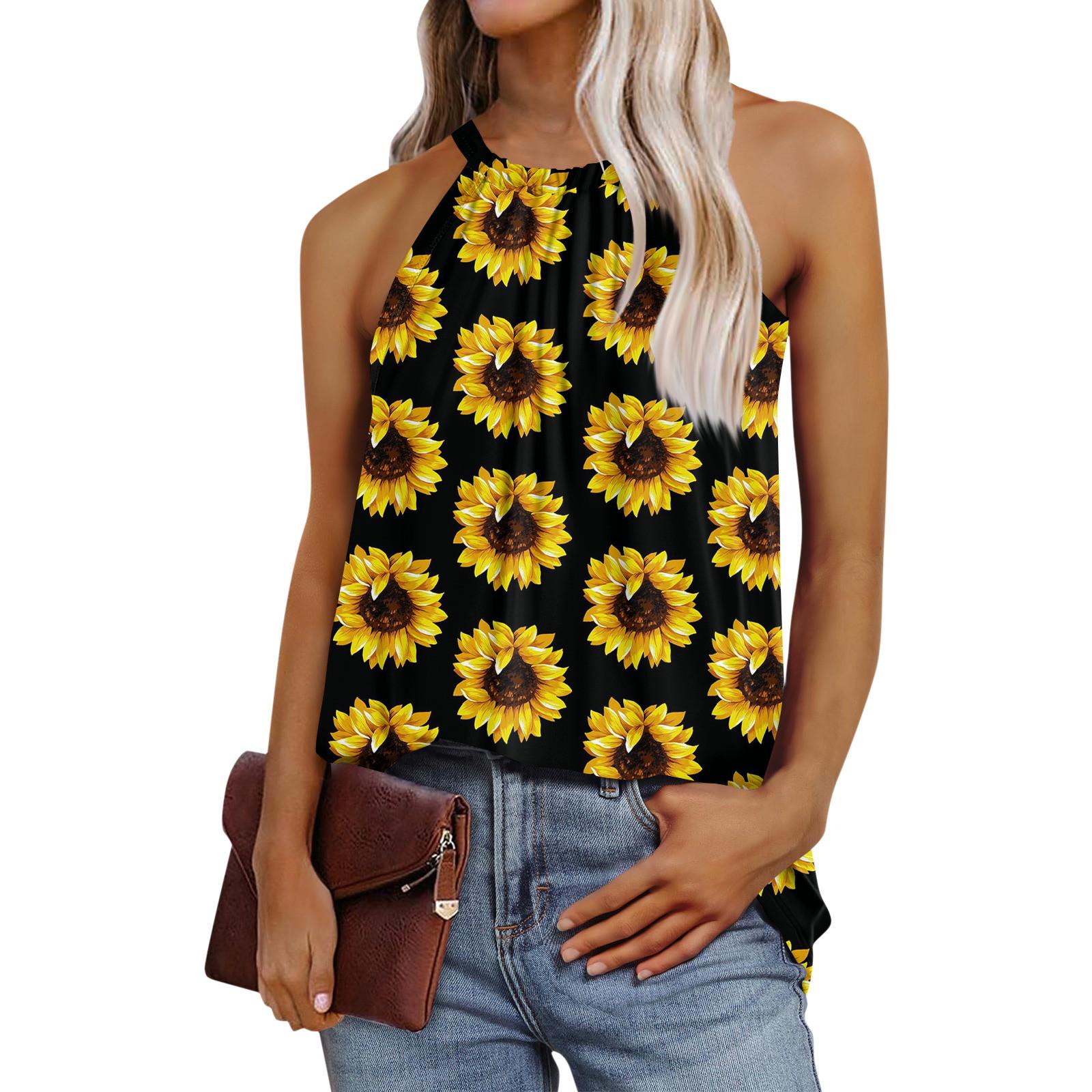 

Летний женский жилет, плиссированный однотонный свободный топ без рукавов, летний жилет, базовый повседневный свободный жилет L шафрановый