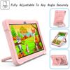 360 Rotating Case for Amazon Fire HD8 Plus 2020 10th Generation Handle Grip Stand Cover Shockproof Shoulder Strap Kids Funda # R