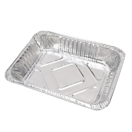 125 szt. Anti-deformation szczelna patelnia z folii aluminiowej Food Grade opakowanie na wynos smar miski ociekowe przybory kuchenne