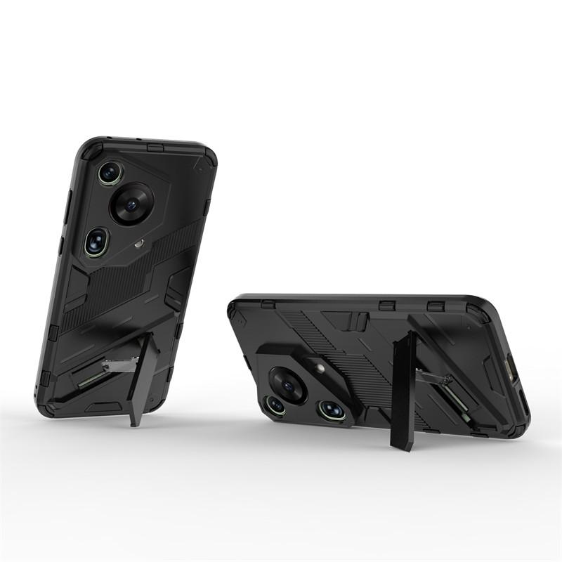 For Huawei Pura 70 Pro Plus Case Huawei Pura 70 Pro Plus Ultra Cover Shockproof TPU Armor Silicone Stand Protective Phone Cover