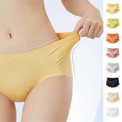 Chiloți menstruali pentru femei, bumbac cu talie mijlocie Chiloți pentru femei după naștere Chiloți complet acoperiți