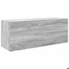 VidaXL Armoire murale de bain sonoma gris 80x25x30cm bois d'ingénierie 860081