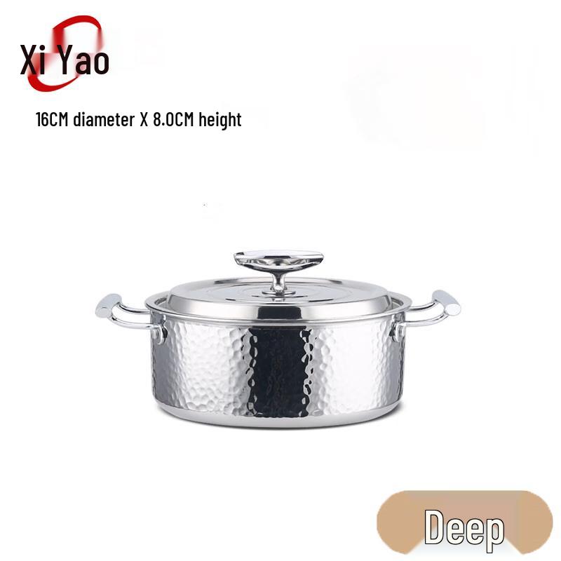 Xiyao 304 Stainless Steel Triple-Layer Milk Pot