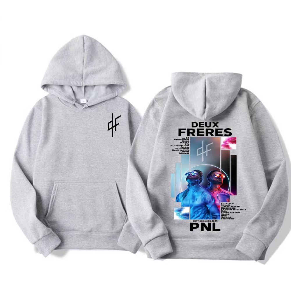 Le Monde Chico Pnl Album French Rapper Graphic Hoodies Men Women Harajuku Hip Hop Punk Sweatshirts High Quality Fleece Pullovers