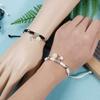2 Pcs Braided Rope Bracelet Luminous Bead Charm String Bracelet Adjustable Friendship Couples Bracelets Jewelry