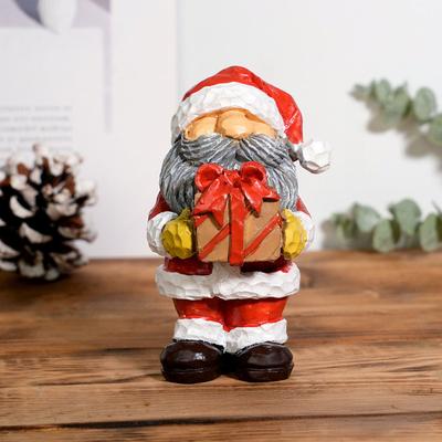 Yousheng Weihnachtsmann Schneemann Harzfigur Weihnachts-Tischdekoration für Zuhause Büro Schreibtisch Festliches Feiertagsgeschenk
