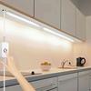 50CM Dimmbare LED Bar Lampe 12V Touch Schalter Bar Lichter TV Schrank Kleiderschrank Bett Lampe LED Unter schrank Nacht Licht Für Küche Mit EU Stecker