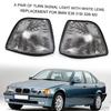 זוג מנורת איתות עם החלפת עדשה לבנה עבור BMW E36 318i 328i M3