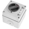 Outdoor Waterproof Switch Socket Dustproof Isolation Rotary OnOff Buttons and Indicators 250V(2P32A )