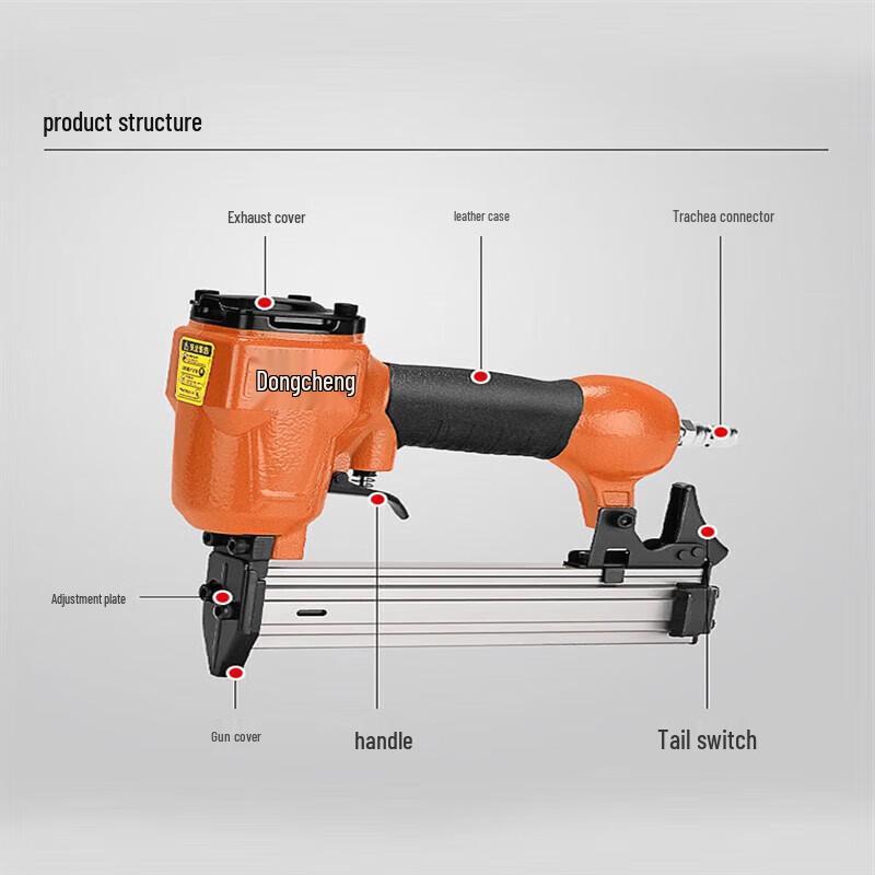 Dongcheng Pneumatic Pin Nailer CN plug (adapter included)