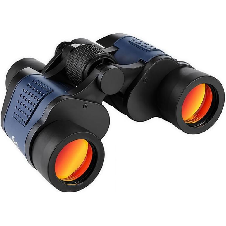 60x60 Compact Binoculars for Adult with Low Light Vision,BAK4 Prism FMC Lens HD Professional Waterproof,High Powered Easy Focus,for Bird