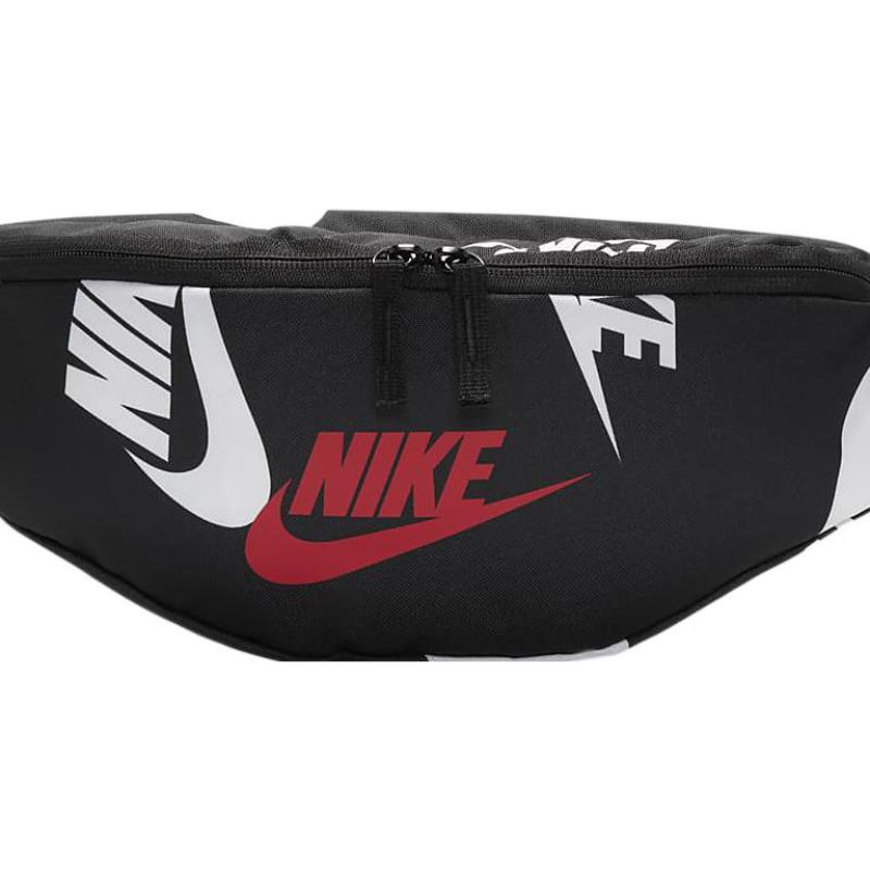 Nike Heritage Fabric Crossbody Bags Fanny Pack Regular Unisex Black Casual DQ5930-010