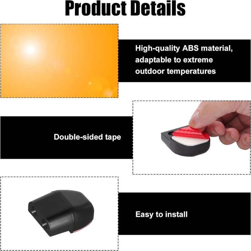 Deer Warning Whistles Device 2PCS Portable Deer Repelling Mini Car Safety Whistle Weather Resistant Animal Alert