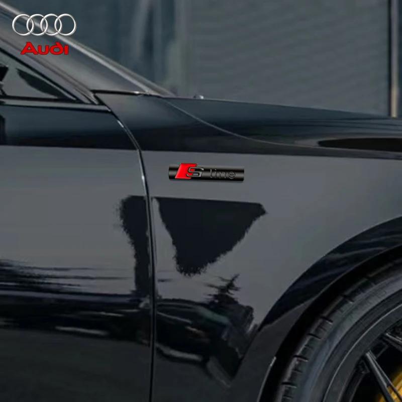 Car Goods Emblem Grill Front Hood Badge Grille For a2 Sline RS A3 A4 B8 8P 8V B6 A5 A6 C7 Q5 B9 B7 C6 A1 Q7 Q3 TT Auto sticker2a