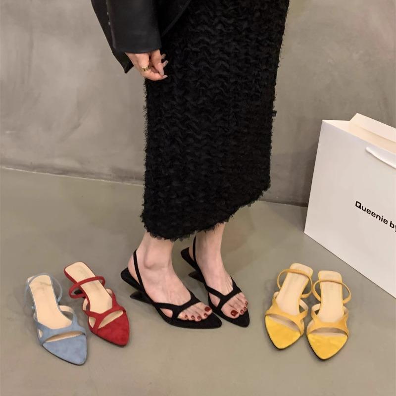 2025 New Hot Selling New Summer Women's Wedges Heel Sandals Elegant Open Toe Ladies Dancing Prom Shoes Designer Sandals