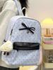 Schoolbag atmosphere Japanese schoolbag design college girl cute polka dot backpack junior high school new lace backpack women
