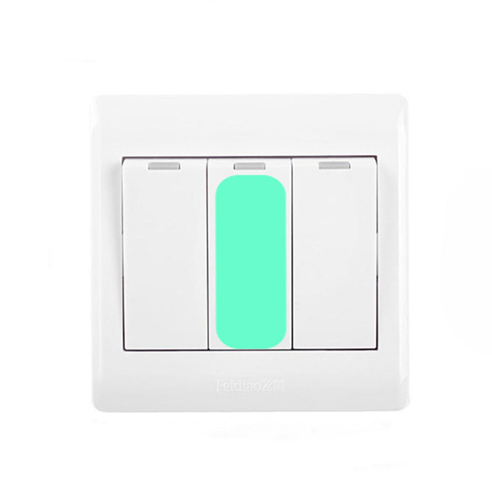 10Pcs/set New Decorative Waterproof Bedroom Decor Luminous Switch Stickers Button Decal Home Vinyl