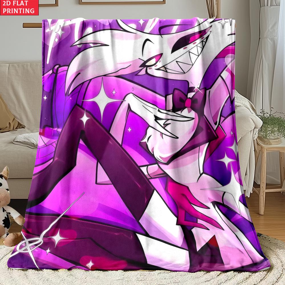Anime Thin Flannel Blanket for Bedrooms,Living Rooms,Sofas Blankets,Offices,Lunch Breaks,Picnics,blankets Fluffy Blanket