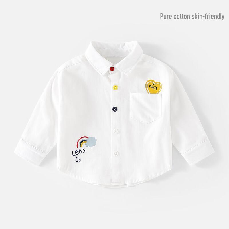 Duoxiluka Boys  Cotton Long-Sleeve Shirt 120