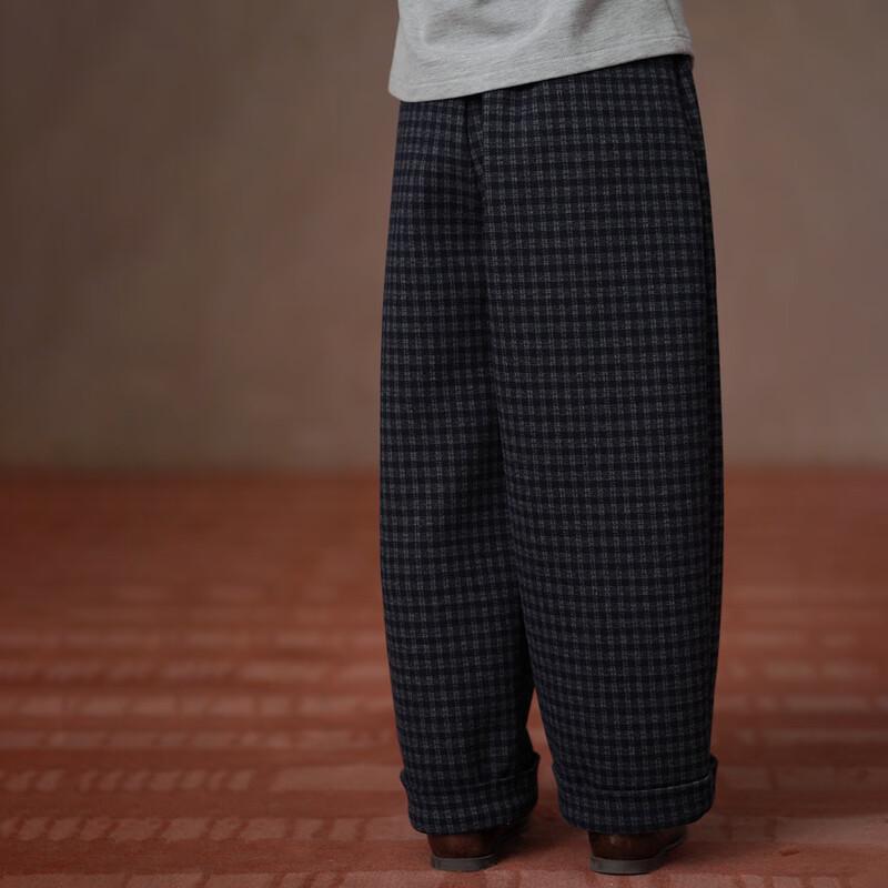 Hacikis Kids  Winter Plush-Lined Straight-Leg Casual Pants 120