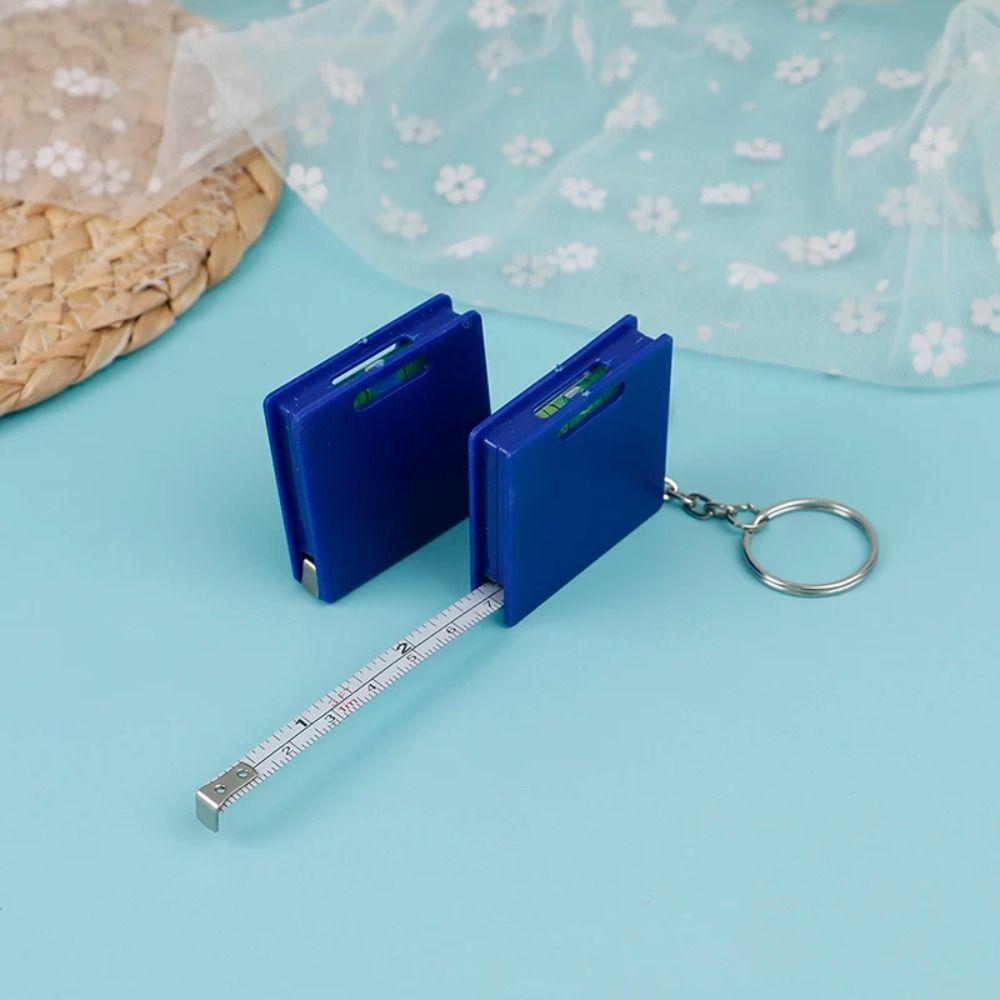 Multifunctional 1M Retractable Ruler Keychain Steel Tape Measure New Mini Measure Tape