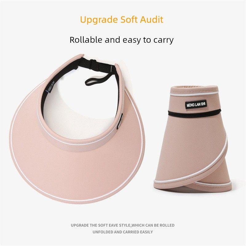 

2024 New Arrival Sun Protection Hat Big Brim Women s Sun Hat Ice Silk Fashion Sun Hat All-Matching Hat Children [Candy Folding] Pink
