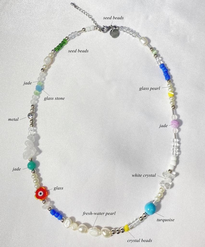 Runds Multi Bead Necklace 02