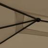 vidaXL Pavillon 3x4x2,6 m Taupe 160 g/m²