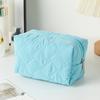 Floral Print Makeup Bag For Women Portable Simple Large Capacity Soft Storage Bag For Travel